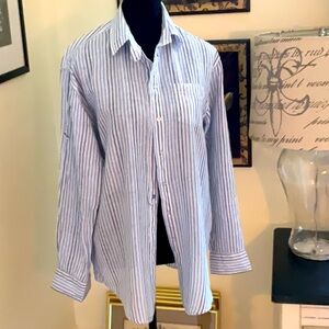 East coast lifestyle women’s striped shirt very casual